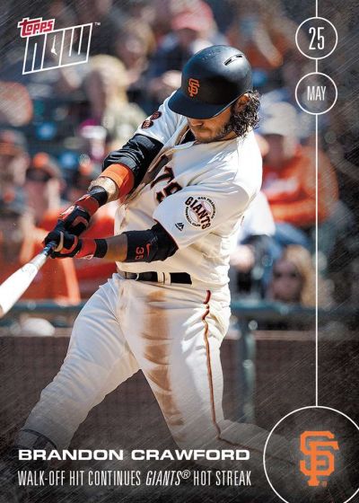 2016 Topps Now #100 Brandon Crawford