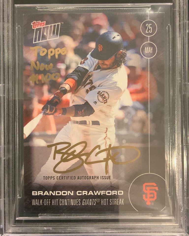 2016 Topps Now #100A Brandon Crawford