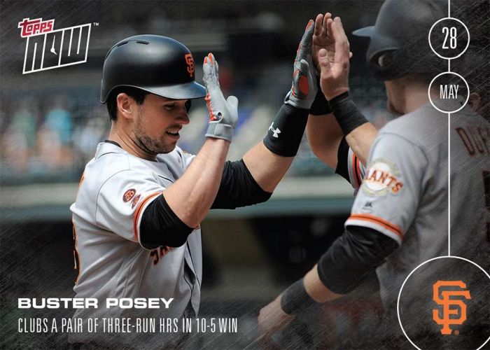 2016 Topps Now #104 Buster Posey