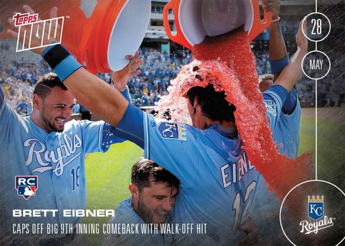 2016 Topps Now #105 Brett Eibner