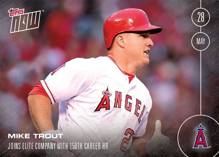 2016 Topps Now #106 Mike Trout