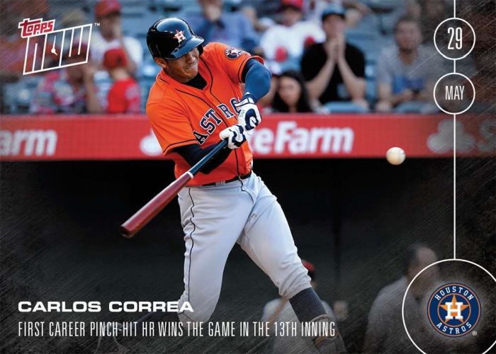 2016 Topps Now #109 Carlos Correa