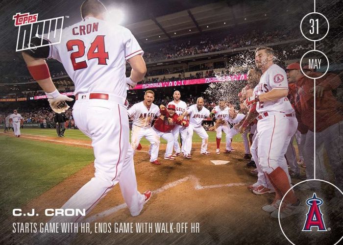 2016 Topps Now #114 C.J. Cron