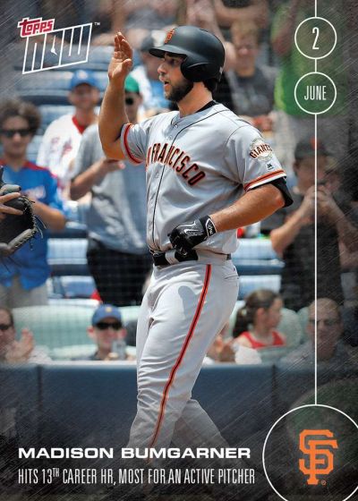 2016 Topps Now #119 Madison Bumgarner