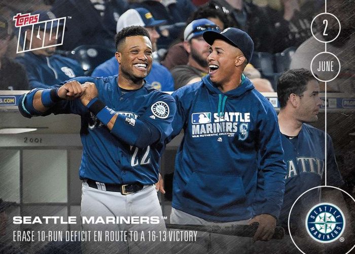 2016 Topps Now #120 Seattle Mariners