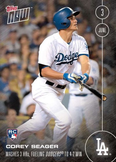2016 Topps Now #123 Corey Seager