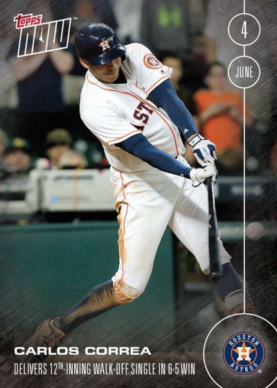 2016 Topps Now #126 Carlos Correa