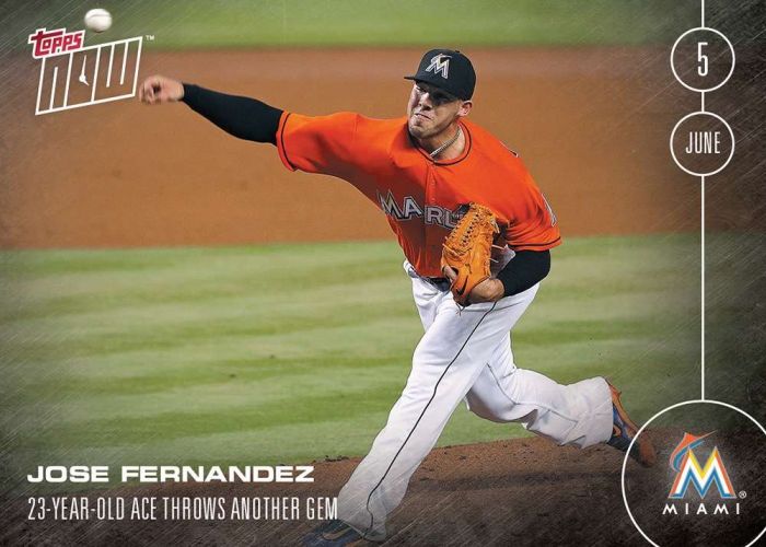 2016 Topps Now #127 Jose Fernandez