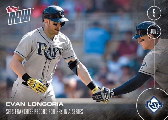 2016 Topps Now #128 Evan Longoria
