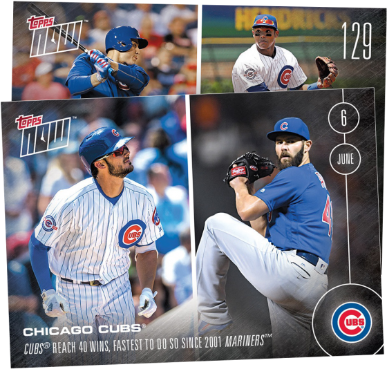 2016 Topps Now #129 Chicago Cubs