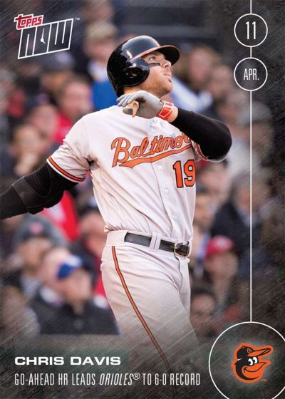2016 Topps Now #13 Chris Davis