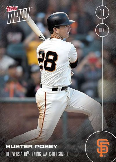 2016 Topps Now #143 Buster Posey