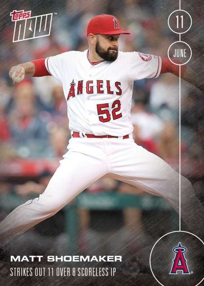 2016 Topps Now #144 Matt Shoemaker