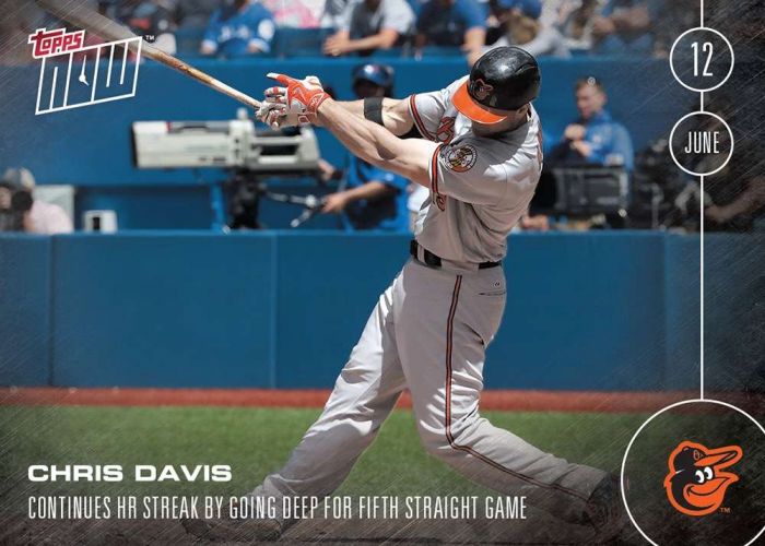 2016 Topps Now #145 Chris Davis