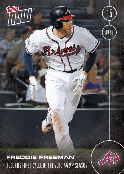 2016 Topps Now #157 Freddie Freeman