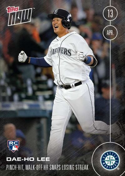2016 Topps Now #16 Dae-Ho Lee