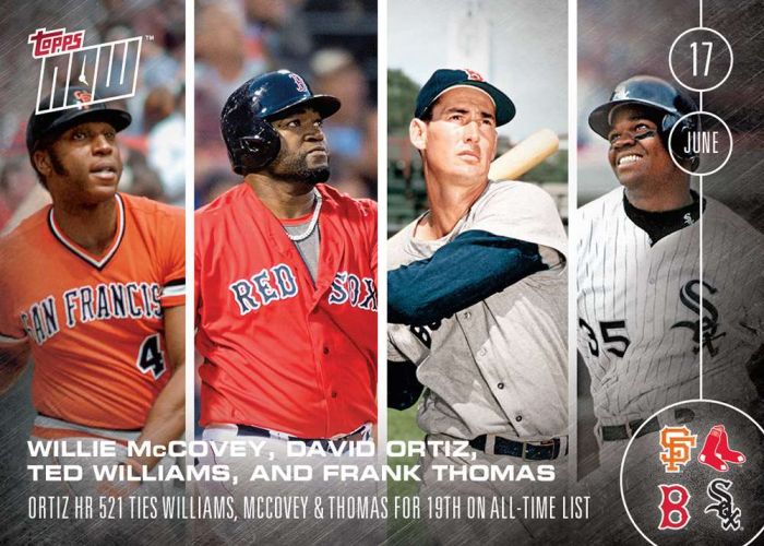 2016 Topps Now #161 David Ortiz
