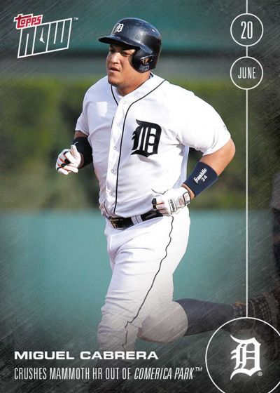 2016 Topps Now #167 Miguel Cabrera