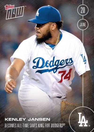 2016 Topps Now #169 Kenley Jansen