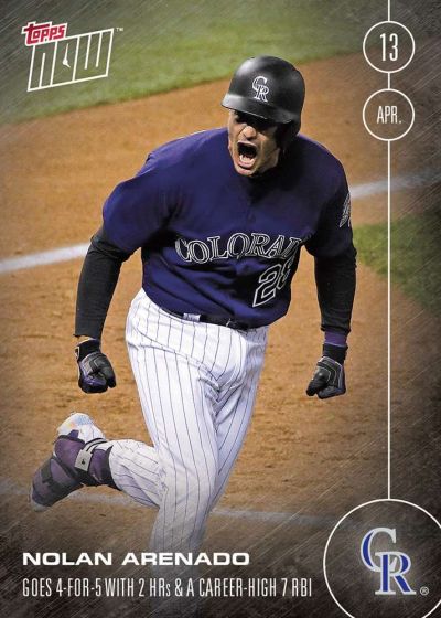 2016 Topps Now #17 Nolan Arenado