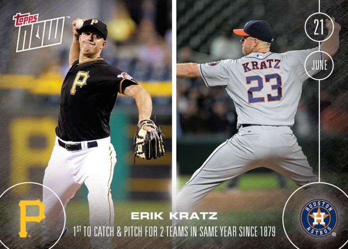 2016 Topps Now #170 Erik Kratz