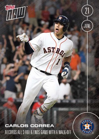 2016 Topps Now #172 Carlos Correa