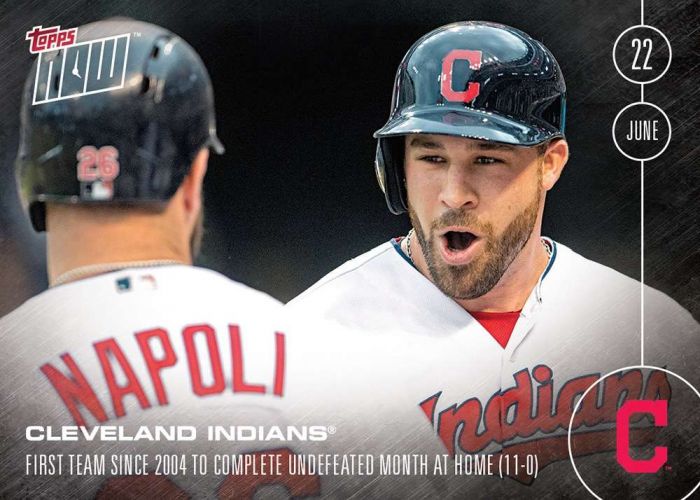 2016 Topps Now #174 Mike Napoli  Jason Kipnis