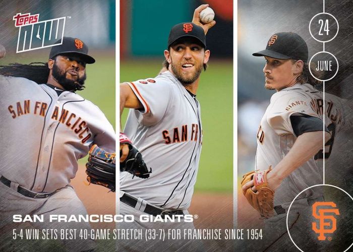 2016 Topps Now #179 Giants