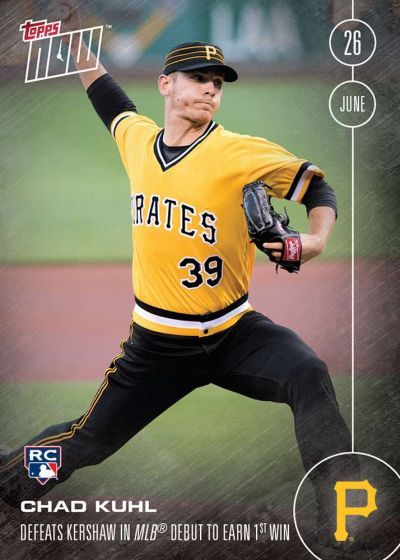 2016 Topps Now #185 Chad Kuhl