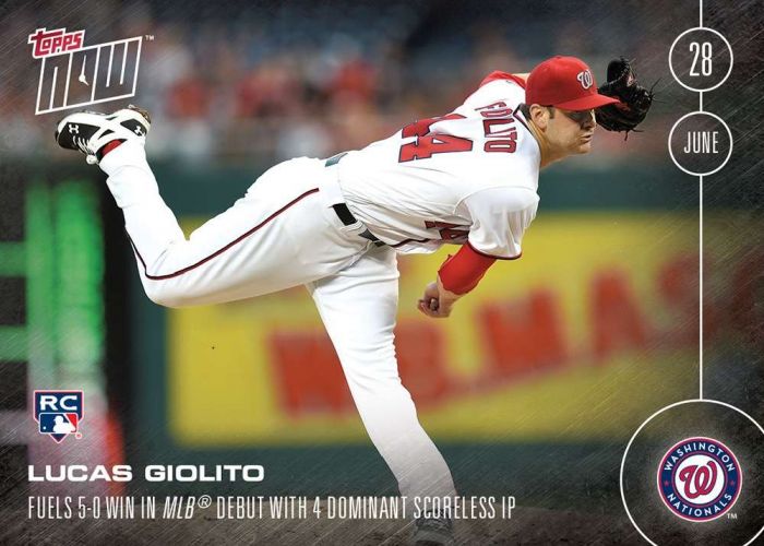 2016 Topps Now #188 Lucas Giolito