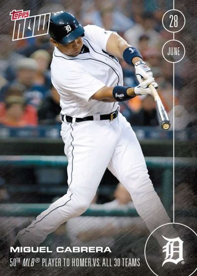 2016 Topps Now #189 Miguel Cabrera