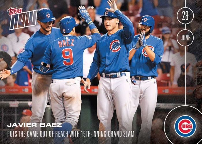 2016 Topps Now #191 Javier Baez