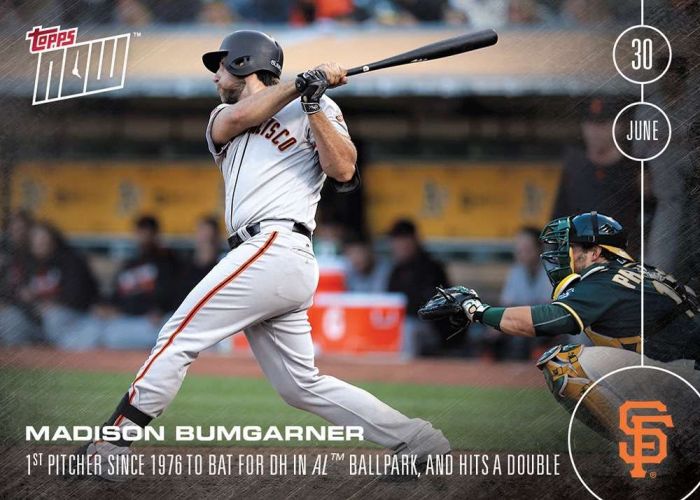 2016 Topps Now #196 Madison Bumgarner