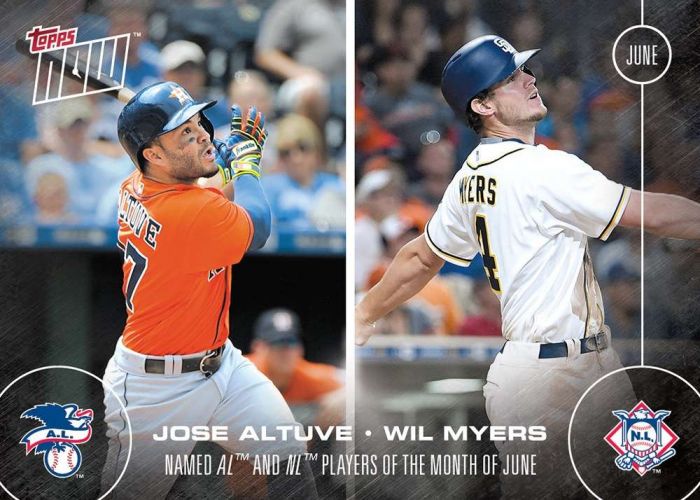 2016 Topps Now #201 Jose Altuve  Wil Myers