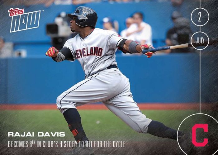 2016 Topps Now #202 Rajai Davis