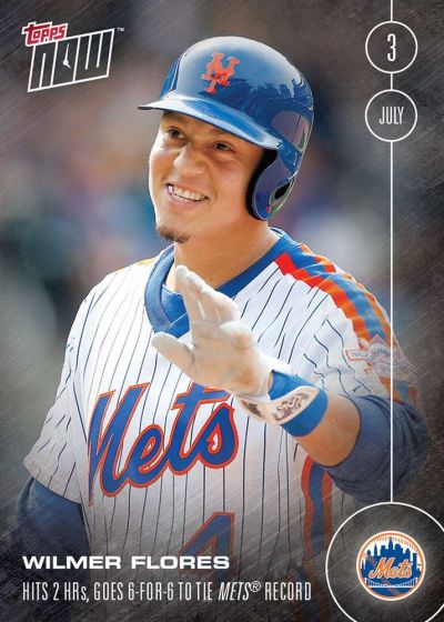 2016 Topps Now #206 Wilmer Flores