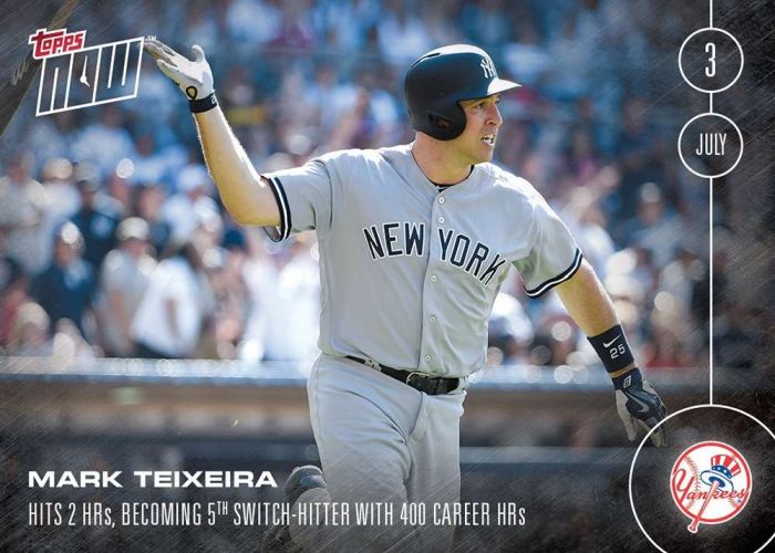 2016 Topps Now #207 Mark Teixeira