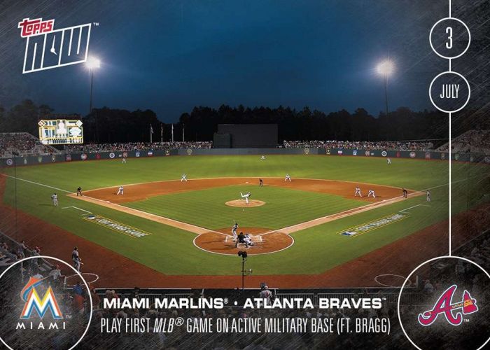 2016 Topps Now #208 Marlins Braves