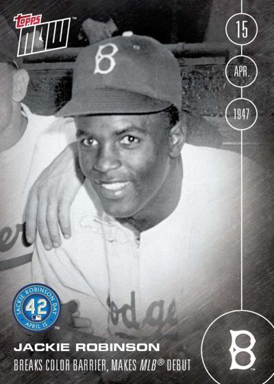 2016 Topps Now #21 Jackie Robinson
