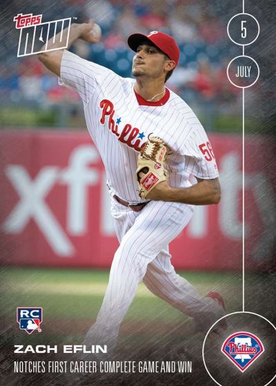 2016 Topps Now #211 Zach Eflin