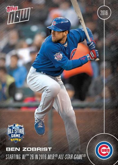 2016 Topps Now #220 Ben Zobrist