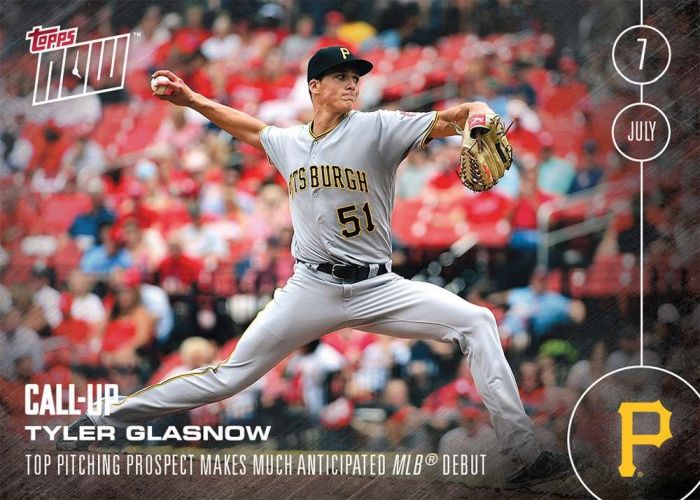 2016 Topps Now #224 Tyler Glasnow