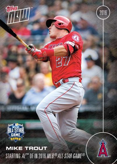 2016 Topps Now #227 Mike Trout