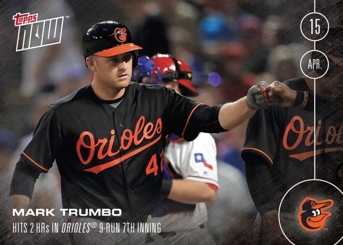 2016 Topps Now #23 Mark Trumbo