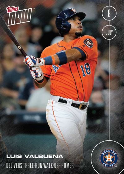 2016 Topps Now #232 Luis Valbuena