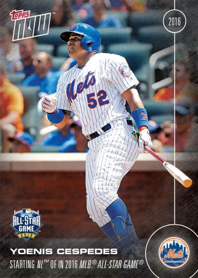 2016 Topps Now #234 Yoenis Cespedes