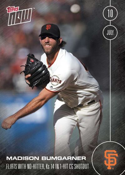2016 Topps Now #240 Madison Bumgarner
