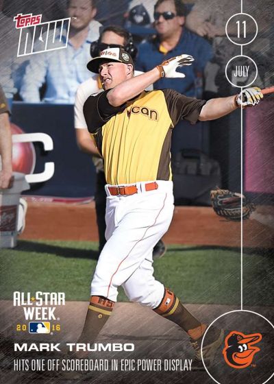 2016 Topps Now #242 Mark Trumbo