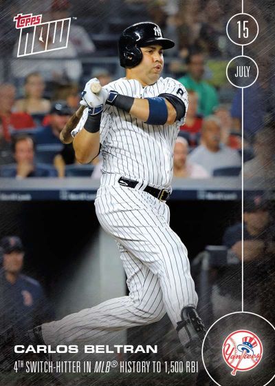 2016 Topps Now #250 Carlos Beltran