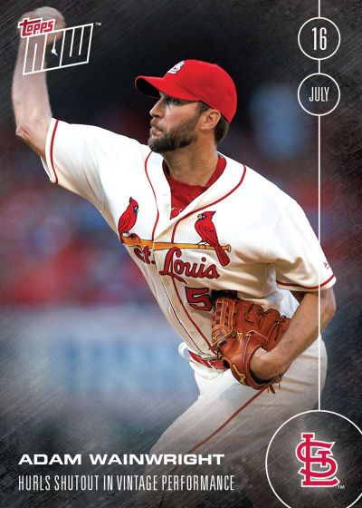 2016 Topps Now #254 Adam Wainwright